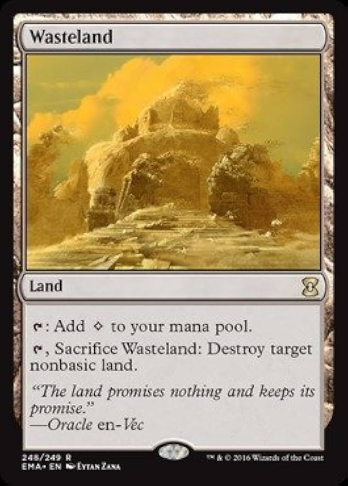 【MTG】Wasteland 4枚セット(TMP) MTG】Wasteland 4枚セット(TMP)